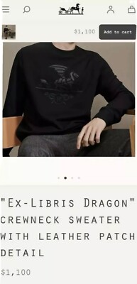 NEW WITH TAGS Authentic Hermes “Ex-Libris Dragon” Men's NEW WITH TAGS Authentic Hermes “Ex-Libris Dragon” Men's