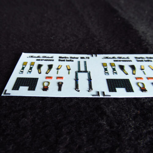 Asiento de eyección F16F Rafale, asientos + calcomanías 3D escala 1:48 para kits de modelos de aviones - Imagen 3 de 8