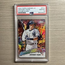 2023 Topps Chrome Anthony Volpe Logofractor RC Future Stars PSA 10 NY Yankees🔥