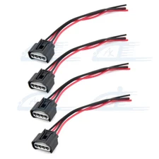 4pc Ignition Coil Connector Plug Harness for 90919-02239 90980-11885 2AZFE 1ZZFE