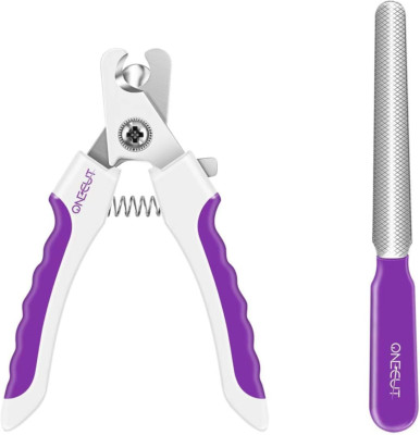 Onecut 4.7'' Small Dog & Cat Nail Clipper Stainless Steel Cat Claw Trimmers for R