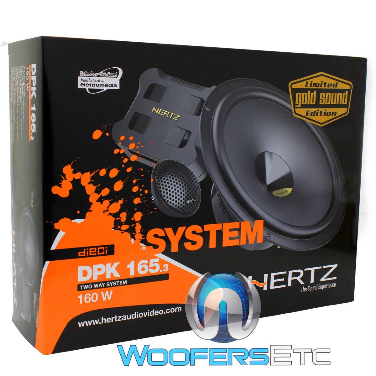 HERTZ DPK165.3 LIMITED EDITION GOLD SOUND 6.5
