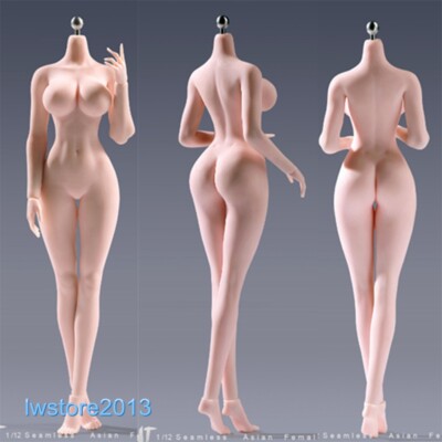 US ANT 1:12 N306B Pale Large Bust Plump Hip 6'' 6 inch Female Action Figure Body