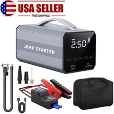 Car Jump Starter with Air Compressor 99800mAh Battery Jumper Box Charger Booster