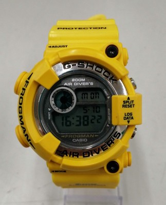 yellow g shock frogman