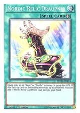 A640 YUGIOH SPELL CARD NORDIC RELIC DRAUPNIR LEHD-ENB14