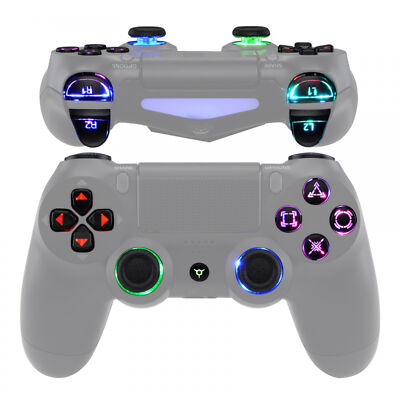 ps4 LEDコントローラー Multi-Colors Luminated Buttons Thumbsticks LED Kit for PS4 CUH