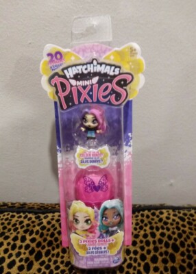 HATCHIMALS Mini Pixies Mystery DOLL 2 PACK JUMBO WINGS Firefly Butterfly NEW