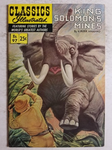Classics Illustrated King Solomon's Mines (1941) #97 - Fine - HRN 169