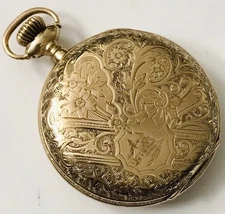 Antique 1900 Elgin Illinois 6s RS Special Gold Filled￼ Mens Pocket Watch  Runs
