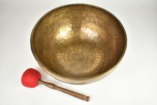 Singing bowl engraving - Buddha - 2961 gr. 31 cm - cymbal bowl sound massage meditation