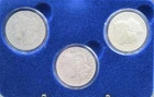 US 90% SILVER MORGAN SILVER DOLLAR LOT 1884 1896 1899 O ORLEANS MINT & CASE NR!