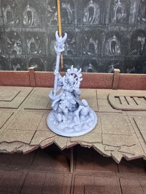 3D gedruckter DnD Nekromante Miniatur D&D Rollenspiel RPG