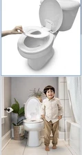Ingenuity: ity by Ingenuity Flip & Sit Potty Seat (White) – Easy to Set Up & Rem