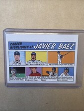 Javier Baez 2022 Topps Heritage #73TC-26 1973 Topps Comics Chicago Cubs