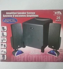 Cyber Acoustic CA-3080 2.1 Sound System Black - Brand New EBS