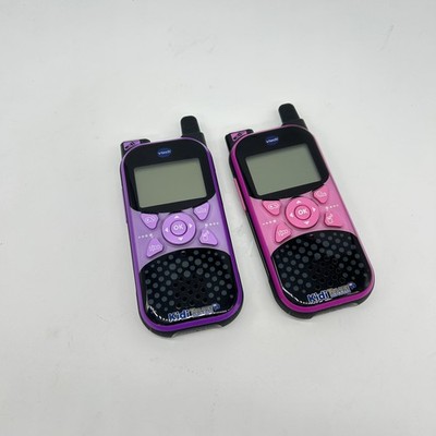 VTech - KidiTalkie Explorer Lila/Rosa, Kinder-Walkie-Talkies mit Taschenlampe un