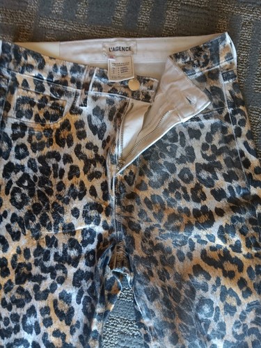 L'AGENCE Women's leopard Print Skinny Jeans Size 28 - Picture 2 of 6