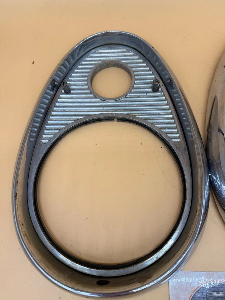 Biseles de faros Buick 1952-54 cromados ORIGINAL Foto 4 de 4