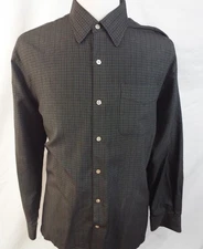 Cutter & Buck Men's Casual Long Sleeve Shirt Size Large Regular Fit Silk Blend