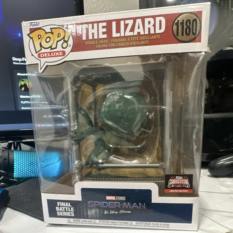 Funko Pop! Deluxe Marvel The Lizard #1180 TargetCon Limited Ed Spider-Man