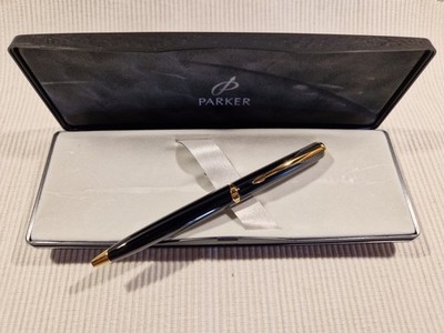 Parker Sonnet Kugelschreiber Schwarz Gold OVP Neu New Old Stock NOS Vintage