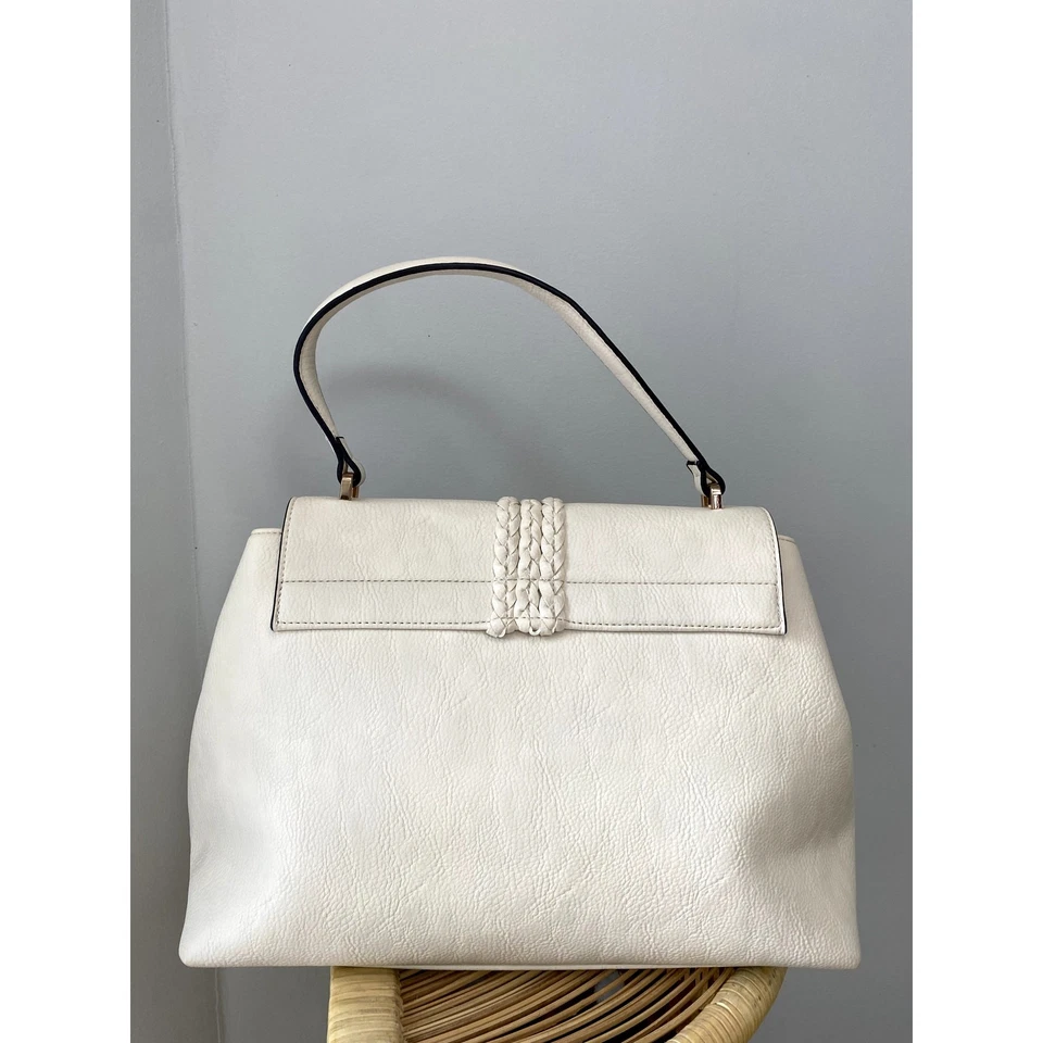 Vintage Cato Neutral Top Handle Shoulder Bag - Image 4 of 4