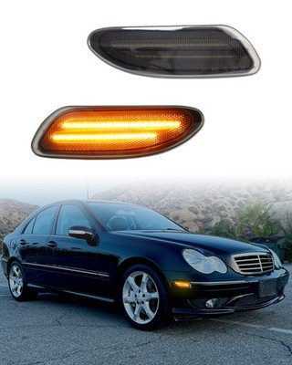 2x Vorne LED Seitenmarkierungsleuchte Für Mercedes Benz W203 C230 C240 2001-2007