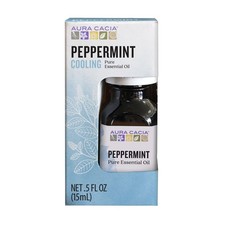 Aura Cacia 100 Pure Peppermint Essential Oil, 100 Pure Therapeutic Grade, 15 ...