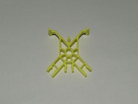 (50) K'nex Neon Yellow Coaster Track Connector KNEX Cross Tie Rippin Rocket Part