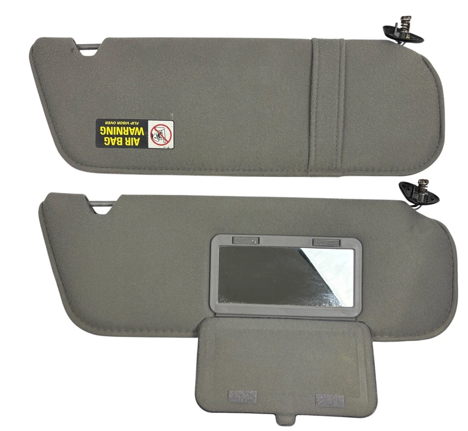 Parasoles grises Ford Ranger Explorer 1989-2003 OEM CON ESPEJO IZQUIERDO Y DERECHO DIESTRO DERECHO Foto 4 de 4