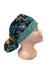 Scrub caps for women, scrub hats, surgery hat, surgical cap Ponytail