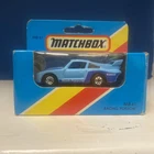 VINTAGE MATCHBOX MB-41 RACING PORSCHE LIGHT BLUE CAR DIECAST BOXED