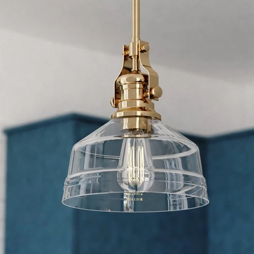 Vaxcel Lighting P0429 Beloit 9"W Mini Pendant - Gold - Picture 10 of 10