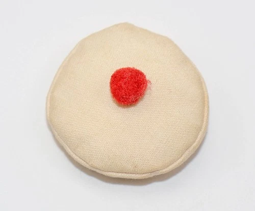 Vintage Tutti Ship Shape #3602 Hat W/Red Puff 1965 Mattel