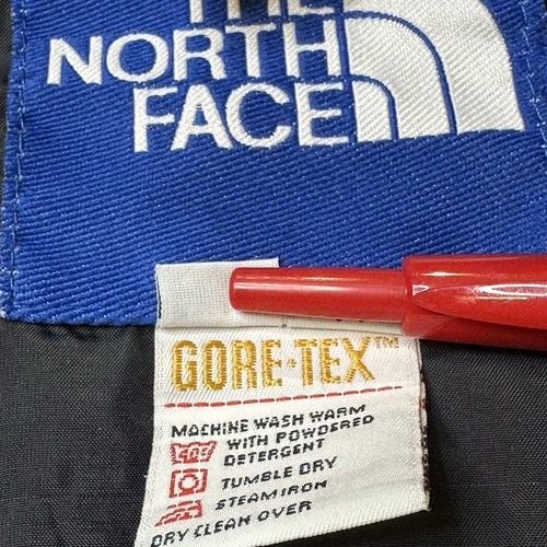 MENS VINTAGE 90S THE NORTH FACE GORETEX JACKET BLUE & BLACK M * - Picture 2 of 24