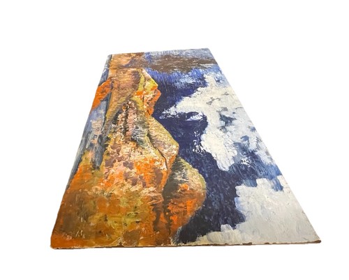Vintage Midcentury American Abstract Expressionism St. louis Artist Guild Listed - Picture 3 of 5