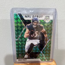 2020 Mosaic Football NFL Debut Cole Kmet #273 RC Green Mosaic Chicago Bears