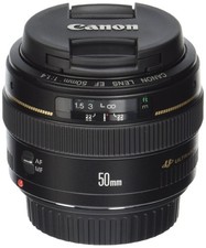 Canon EF 50mm f/1.4 USM Standard  Medium Telephoto Lens for Canon SLR Cameras F