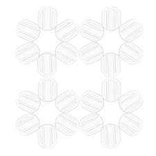 40Pcs Reusable Transparent Earring Cushion Pads for Comfortable Clip Earrings