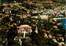 Postcard France St Jean Cap Ferrat Aerial Frenc Riviera Gardens Villa