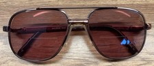 Kenmark Wolverine W002 Sunglasses Mens 56-17 140 BR Brown Aviator Frames Only