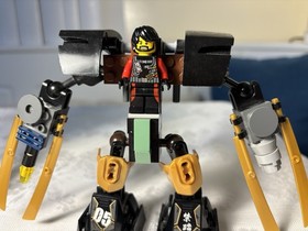 LEGO Bionicle 70789 + Ninjago 70723 Partial Build Mech Lot Incomplete