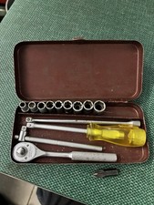 14 Inch Vintage Proto Socket Set Sae With Red Metal Case 14 Inch Vintage Proto Socket Set Sae With Red Metal Case