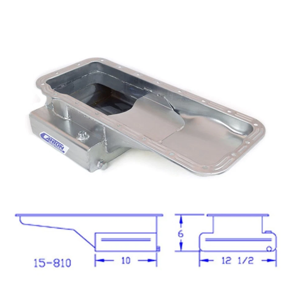 Canton 15-810 Engine Oil Pan For Select 58-91 Edsel Ford Lincoln Mercury Models - Image 3 of 4