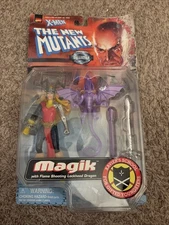 Magik X-Men New Mutants Figure Lockheed Dragon Marvel SEALED See Details 1998