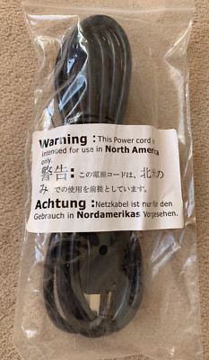  KING-CORD Kaltgerätekabel Monitor - PC Stromkabel (für USA) Stecker Schwarz 1m