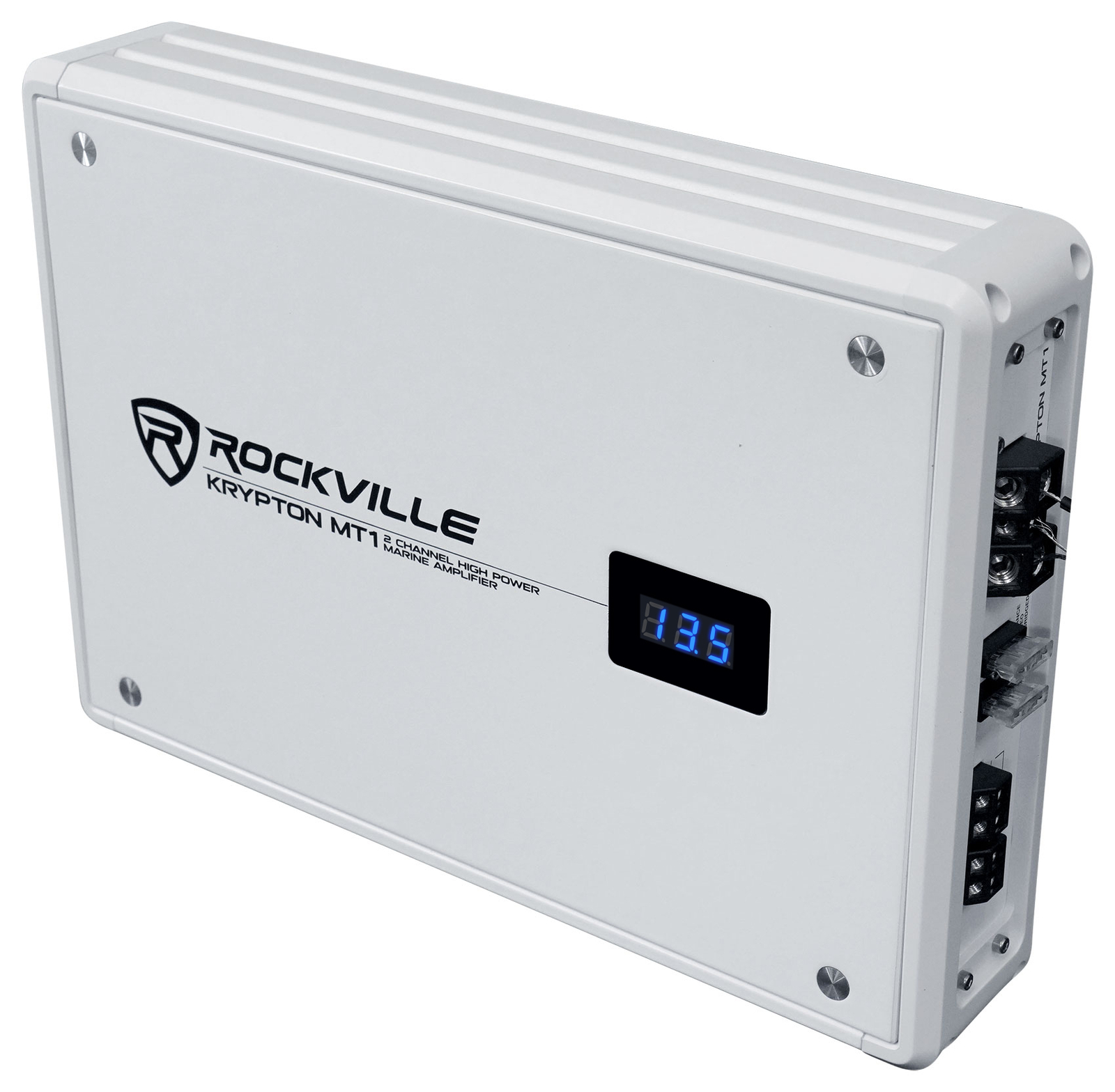 Rockville KRYPTON MT1 1600 Вт 2-канальный морскойлодочный усилитель с вольтметром