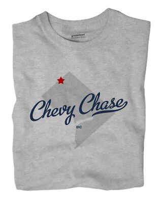 Chevy Chase DC T-Shirt Washington, D.C. MAP