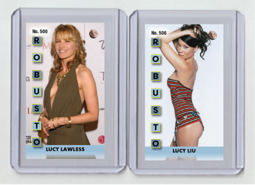 Lucy Liu rare MH Robusto #'d x/3 Tobacco card no. 506 - Picture 1 of 1